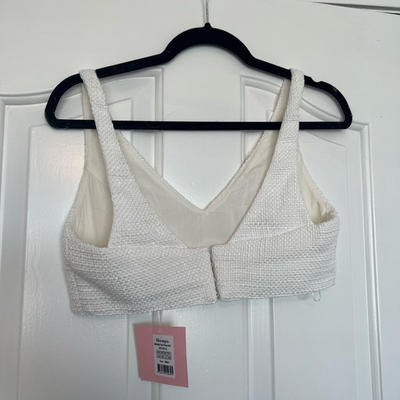 SHOWPO ADELAIDE TWO PIECE WIDE LEG SET IN WHITE - Picture 3 of 6